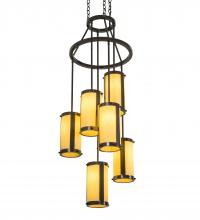  222213 - 24" Wide Cartier 6 Light Chandelier