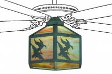  22339 - 13"W Ducks in Flight Fan Light