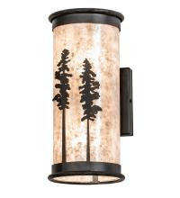 Meyda Green 223663 - 6" Wide Tall Pines Wall Sconce