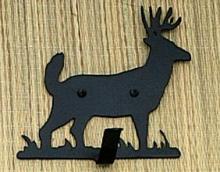  22414 - 4"W Lone Deer Single Key Holder