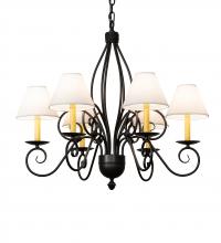  227499 - 32" Wide Squire 6 Light Chandelier