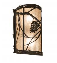  238003 - 8" Wide Whispering Pines Right Wall Sconce