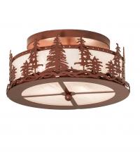  238688 - 16" Wide Tall Pines Flushmount