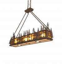  244077 - 48" Long Tall Pines Oblong Inverted Pendant