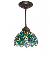  244860 - 8" Wide Nightfall Wisteria Mini Pendant