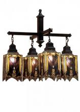  31756 - 27"W Cottage Mission 4 LT Chandelier