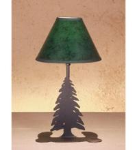  49810 - 15"H Tall Pines Faux Leather Accent Lamp