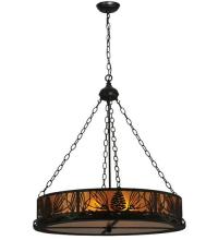  50118 - 60"W Mountain Pine Inverted Pendant