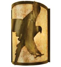 Meyda Green 68188 - 8"W Flying Hawk Right Wall Sconce