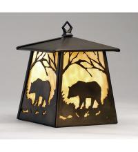  82639 - 7.5"W Bear at Dawn Hanging Wall Sconce