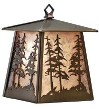 Meyda Green 82647 - 7.5"W Tall Pines Hanging Wall Sconce