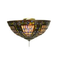  97659 - 16"W Fleur-de-lis Fan Light Fixture