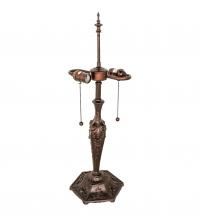  98670 - 25" High Lion Head 2 Light "S" Cluster Table Base