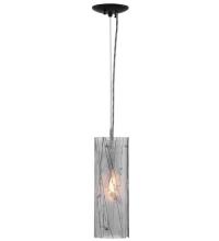 Meyda Blue 110456 - 5.5"W Metro Fusion Branches Glass Mini Pendant