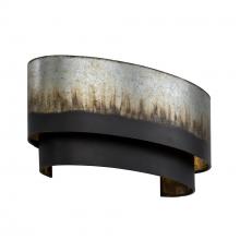  323W02OG - Cannery 2-Lt Sconce - Ombre Galvanized