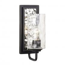  371W01CBPS - Hammer Time 1-Lt Sconce - Carbon/Polished Stainless
