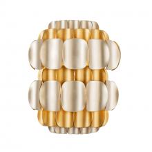  382W01AGGD - Swoon 1-Lt Sconce - Antique Gold/Gold Dust