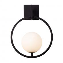  388W01SMBFG - Stopwatch 1-Lt Small Sconce - Matte Black/French Gold