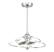  24-FD-945-11 - Hydra LED Fan D'Lier in Polished Chrome