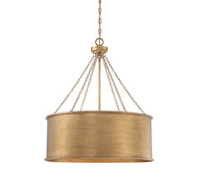  7-488-6-54 - Rochester 6-Light Pendant in Gold Patina