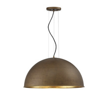 Savoy House 7-5014-3-84 - Sommerton 3-light Pendant In Rubbed Bronze With Gold Leaf