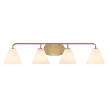  8-2988-4-322 - Blair 4-Light Bathroom Vanity Light in Warm Brass