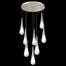 Hammerton CHB0078-08-BS-C-C01-L1 - Raindrop Round 8pc Multi-Pendant