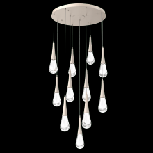 Hammerton CHB0078-11-BS-C-C01-L1 - Raindrop Round 11pc Multi-Pendant