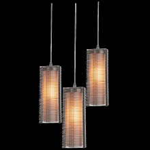 Hammerton CHB0020-03-FB-F-C01-E2 - Downtown Mesh Round 3pc Multi-Pendant