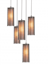 Hammerton CHB0020-09-BB-F-C01-L3 - Downtown Mesh Square 9pc Multi-Pendant