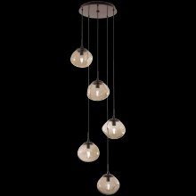 Hammerton CHB0064-03-BS-A-C01-E2 - Nova Round 3pc Multi-Pendant