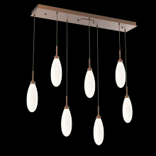 Hammerton PLB0071-07-BB-WL-C01-L3 - Fiori Linear 7pc Multi-Pendant