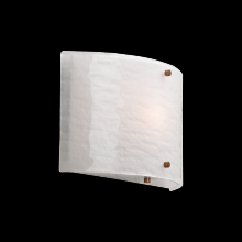 Hammerton CSB0044-0A-MB-BG-E2 - Textured Glass Round Cover Sconce