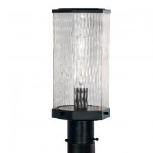  1177-MB-WAV - Polygon Outdoor Post Lantern Light - Matte Black