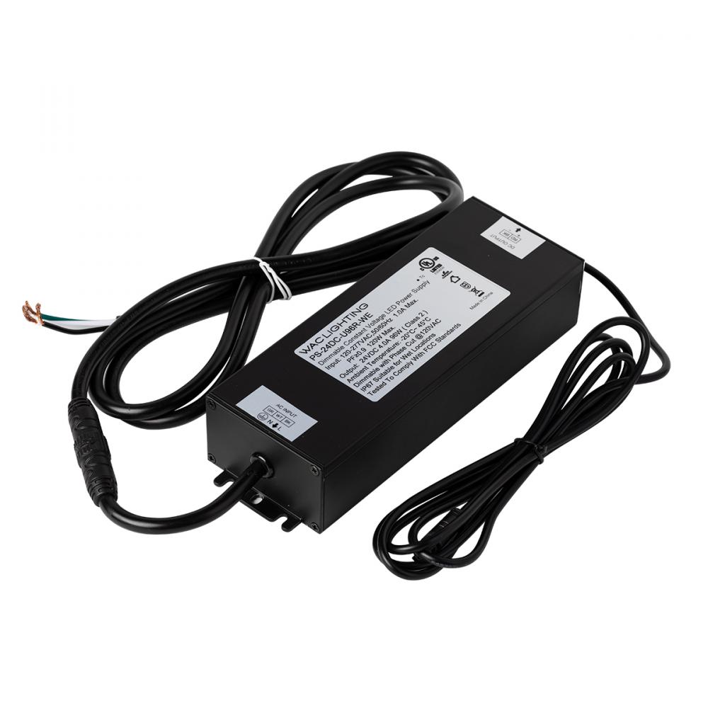 96W 120-277VAC INPUT 24VDC OUTDOOR REMOTE POWER SUPPLY IP67