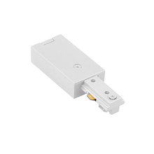WAC US HLE-WT - H Track Live End Connector