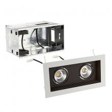  MT-3LD211R-F927-BK - Mini Multiple LED Two Light Remodel Housing with Trim and Light Engine