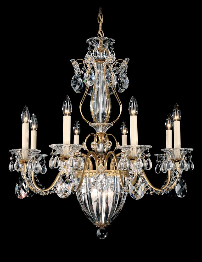Bagatelle 11 Light 120V Chandelier in Etruscan Gold with Clear Heritage Handcut Crystal