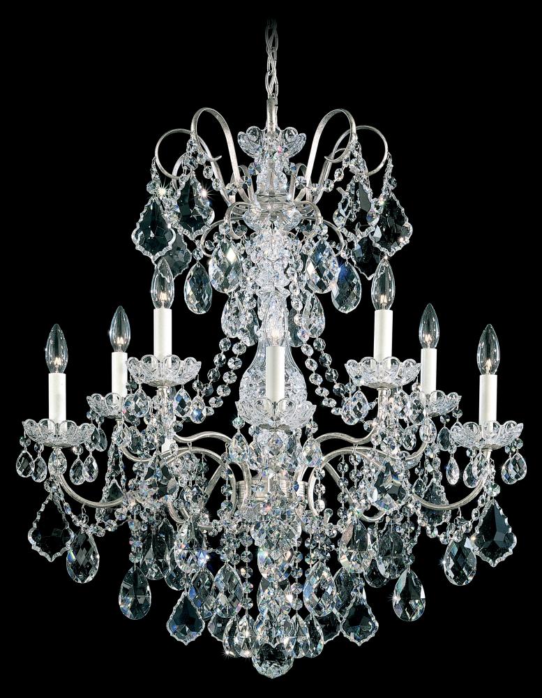 New Orleans 10 Light 120V Chandelier in Etruscan Gold with Clear Heritage Handcut Crystal