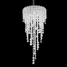  CH0812N-401H - Chantant 3 Light 110V Pendant in Stainless Steel with Clear Heritage Crystal