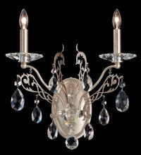  FE7002N-22H - Filigrae 2 Light 120V Wall Sconce in Heirloom Gold with Clear Heritage Handcut Crystal