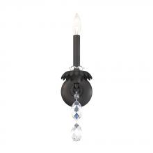 Schonbek 1870 AT1001N-48H - Helenia 1 Light 120V Wall Sconce in Antique Silver with Clear Heritage Handcut Crystal