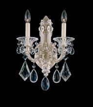  5070-22 - La Scala 2 Light 120V Wall Sconce in Heirloom Gold with Clear Heritage Handcut Crystal