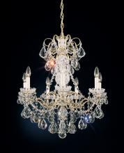 Schonbek 1870 3656-40S - New Orleans 7 Lights 110V Chandelier in Polished Silver with Clear Crystals from Swarovski