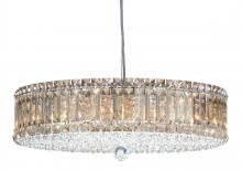 Schonbek 1870 6672S - Plaza 15 Lights 110V Pendant in Polished Stainless Steel with Clear Crystals from Swarovski