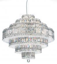 Schonbek 1870 6677O - Plaza 31 Light 120V Pendant in Polished Stainless Steel with Clear Optic Crystal