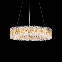 Schonbek 1870 RS8343N-401H - Sarella 12 Light 120V Pendant in Polished Stainless Steel with Clear Heritage Handcut Crystal