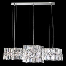 Schonbek 1870 SPU140N-SS1O - Selene 39" 110V Pendant in Stainless Steel with Clear Optic Crystal