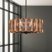  MR1006N-22O - Twilight 6 Light 120V Chandelier in Heirloom Gold with Clear Heritage Handcut Crystal