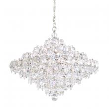 Schonbek 1870 BN1024N-401H - Baronet 12 Light 110V Pendant in Stainless Steel with Clear Heritage Crystals